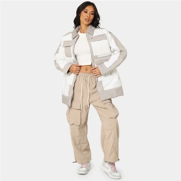 Nike x Jordan Collaboration : 2021 Air Jordan Jacket Summit White | Size L | NWT - Picture 13 of 16